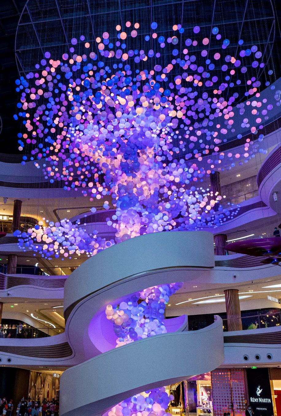 “Aura: The Forest at the Edge of the Sky” Atrium Installation, Haikou International Duty-Free Shopping Complex, Haikou, Hainan, China