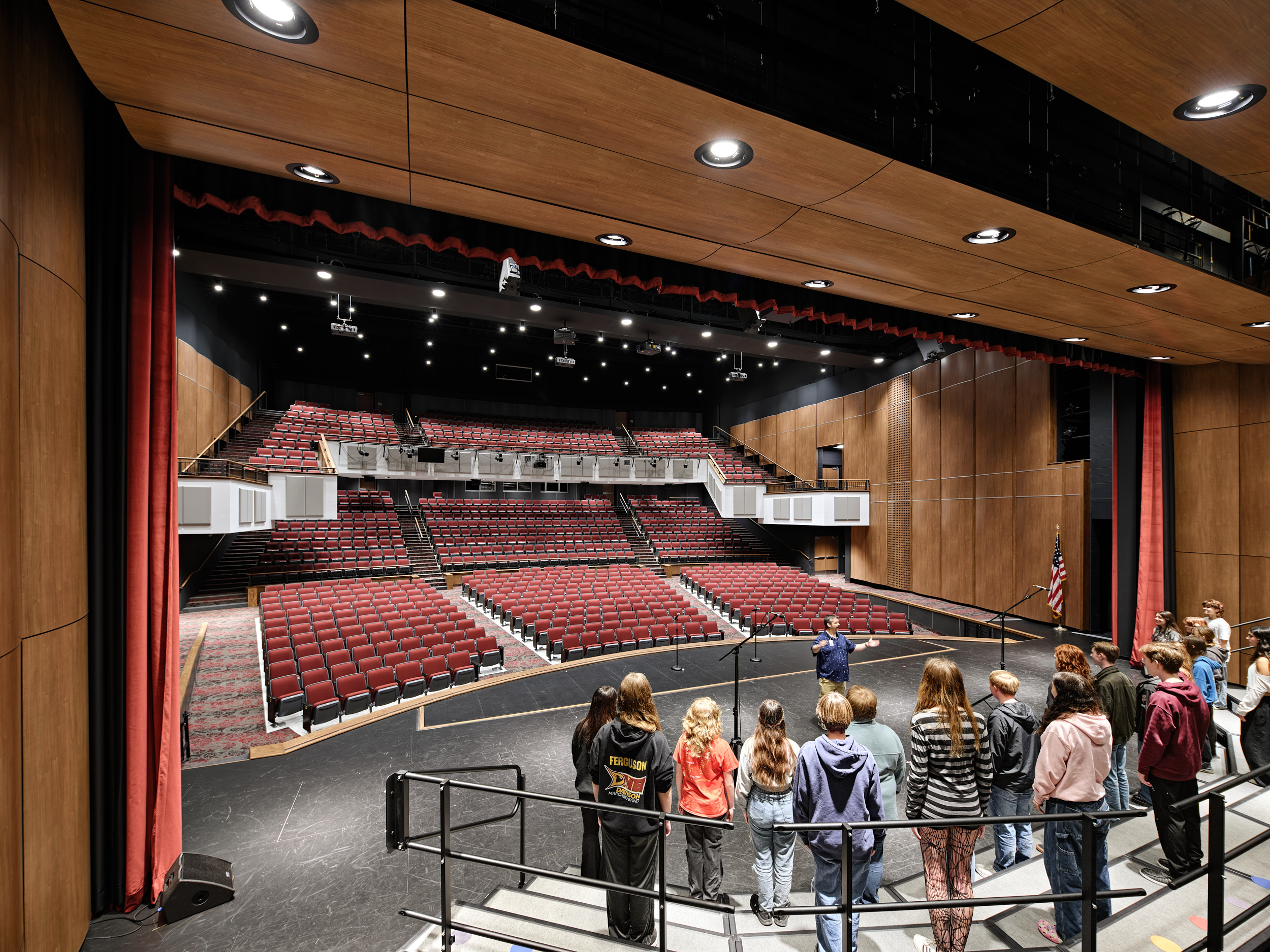 Davison High School, Performing Arts Center, Proscenium Stage, Education, High School Performances, Orchestra Enclosure